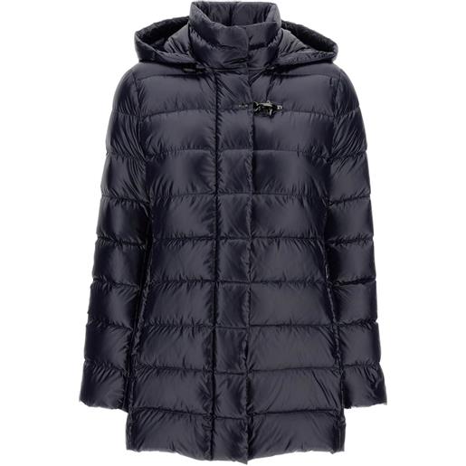 Fay piumino con cappuccio - blu