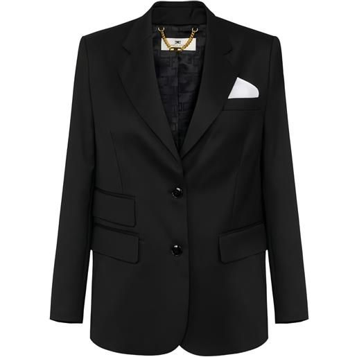 Elisabetta Franchi giacca monopetto - nero