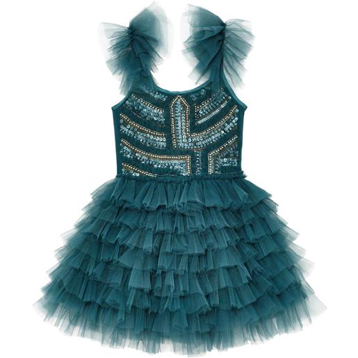 Tutu Du Monde abito emerald reverie con paillettes - verde