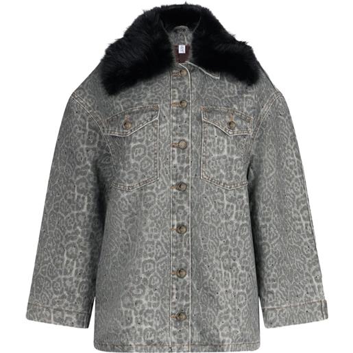 LIU JO giacca con stampa - grigio