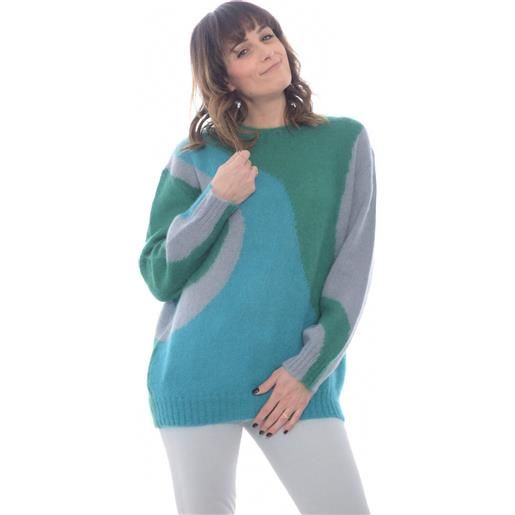 Alberta Ferretti maglia donna fantasia multicolore multicolore 46