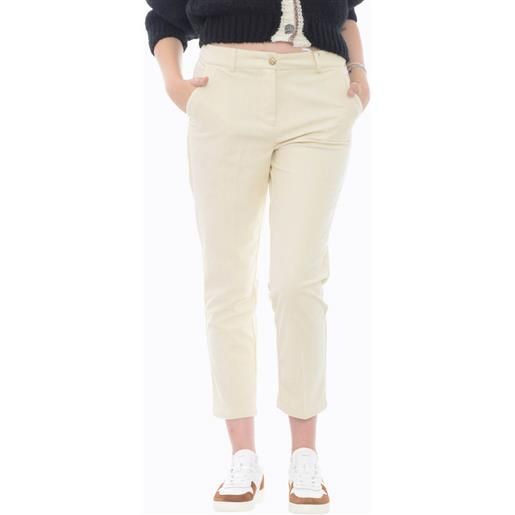 Liu Jo pantaloni donna a costine di velluto burro 44,46