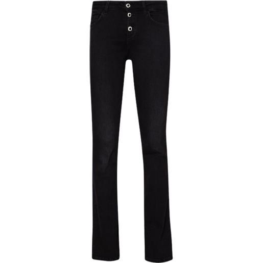 Liu Jo jeans donna bootcut con bottoni blu 24,25