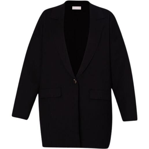 Liu Jo blazer donna in maglia nero l