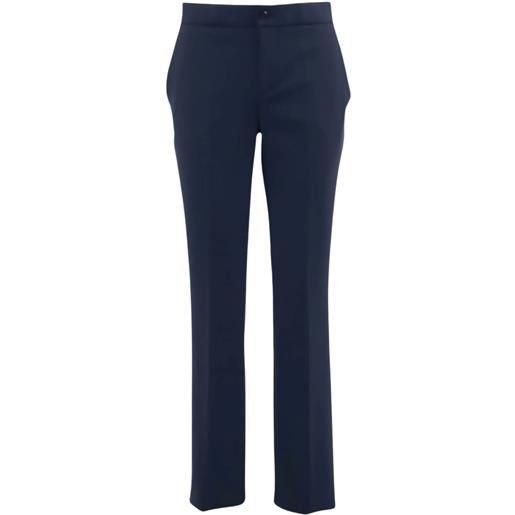 Twinset Milano twinset pantalone donna misto lana blu navy 44