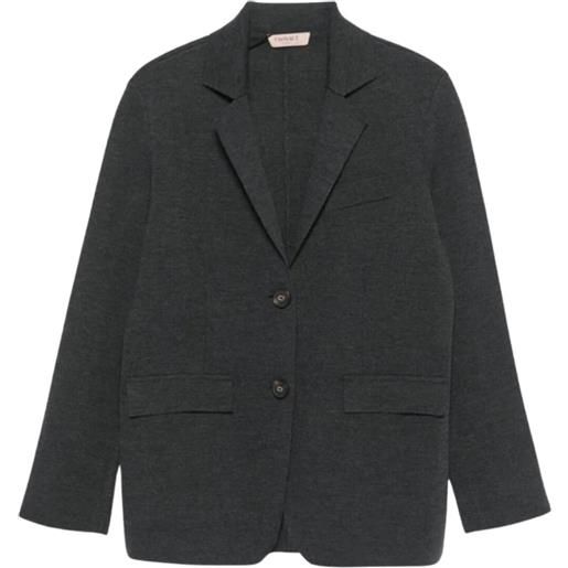 Twinset Milano twinset giacca donna sfoderata in lana antracite m