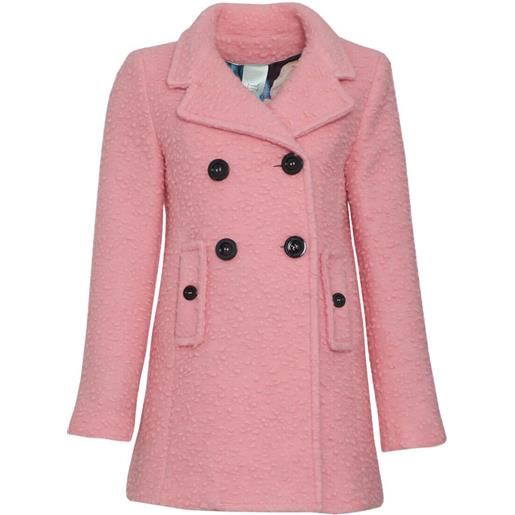 Il Thè delle 5 il the delle 5 cappotto donna effetto bouclè rosa 40