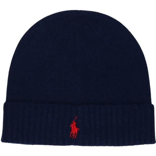 Polo Ralph Lauren cappello uomo in lana blu tu