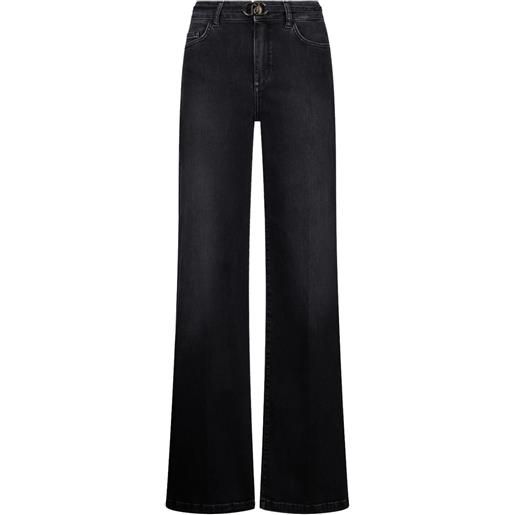 Liu jo jeans donna flare nero 24,31
