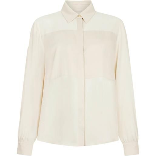 Liu Jo camicia donna in crepe de chine burro 40,42