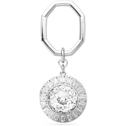 SWAROVSKI portachiavi lucent bianco, taglio tondo 5669119