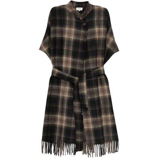 Diega giacca con motivo tartan - nero