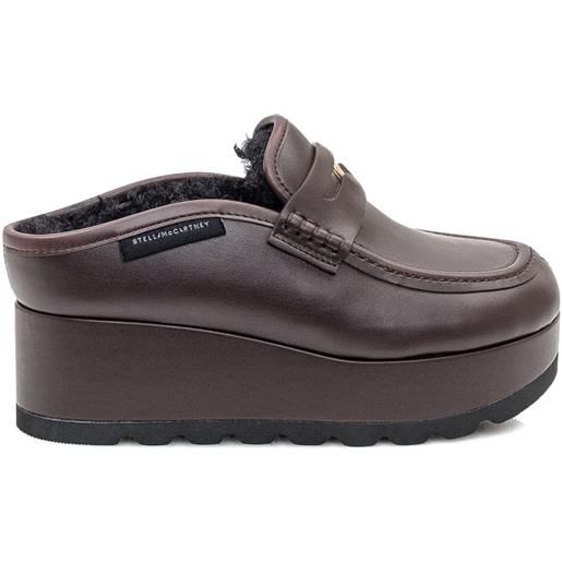 Stella McCartney mules elyse alter mat - marrone