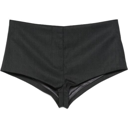 ENTIRE STUDIOS shorts a vita bassa - grigio