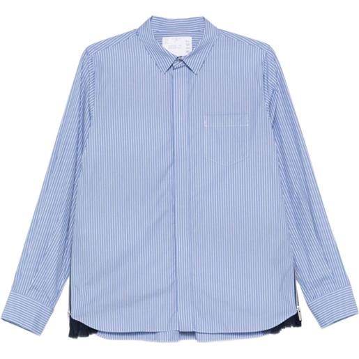 sacai camicia a righe - blu