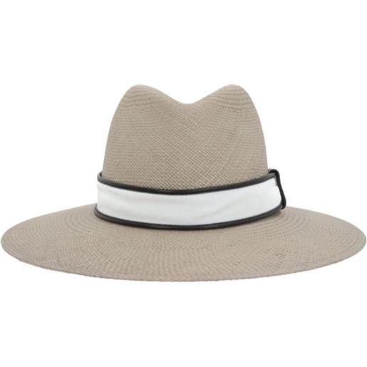 Brunello Cucinelli fedora con design intrecciato - toni neutri