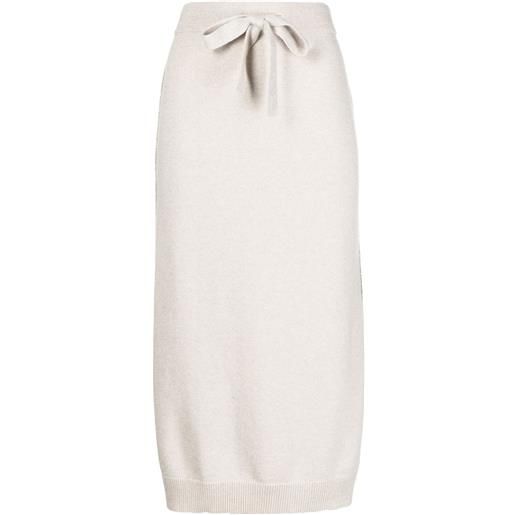 N.Peal gonna con spacco laterale - toni neutri