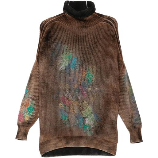 Avant Toi maglione a collo alto - marrone