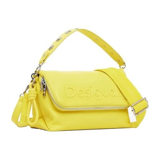 Desigual half logo venecia 3.0 crossbody bag yellow