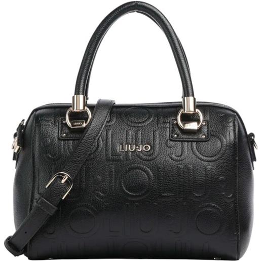Liu.Jo Pelletteria liu. Jo bauletto af5160 e0538 con logo in rilievo