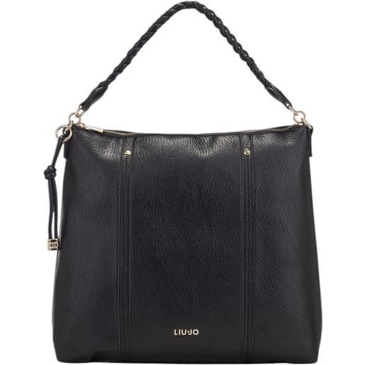 Liu.Jo Pelletteria liu. Jo borsa a spalla af5078 e0027 - design intrecciato e dettagli gold