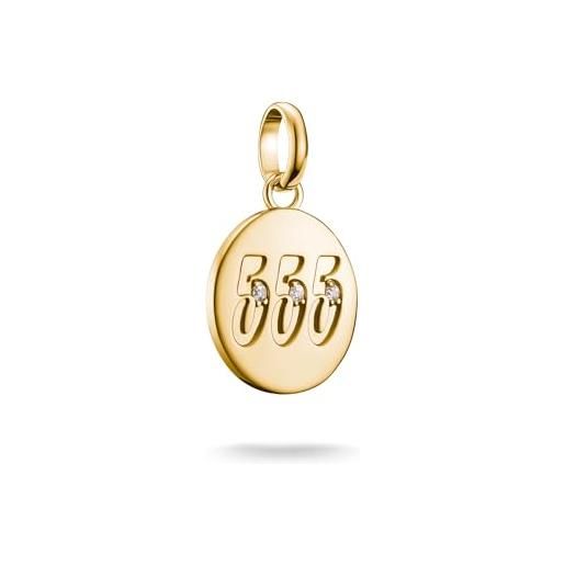 Ciondolo Angelo In Oro Giallo 585/1000 Con Collana - Protezione In Zirconia Cubica - 2