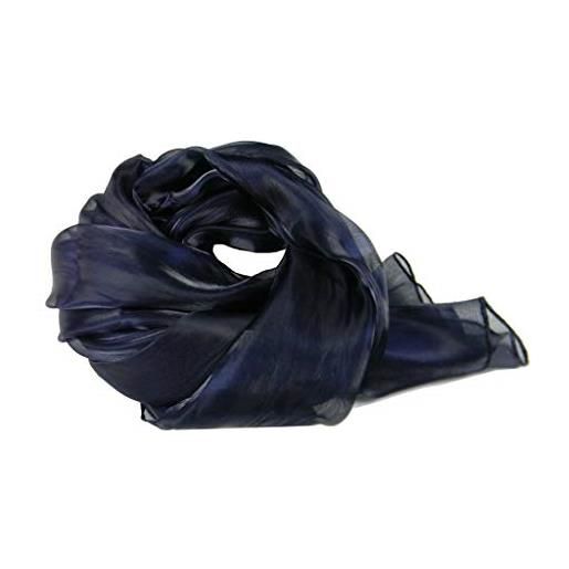 Avantgarde stola cerimonia donna scialle elegante stole coprispalle a scelta raso lucido colore colour blu blue blau