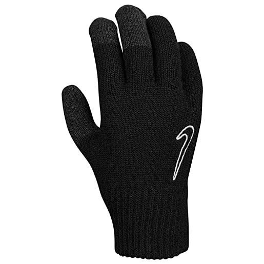 Nike knitted tech guanti guanti da uomo, uomo, black/black/white, s/m
