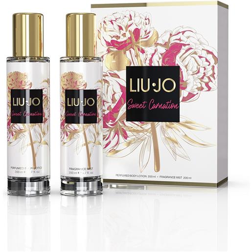 Liu-Jo sweet carnation set v4 body mist 200 ml + body lotion 200 ml set