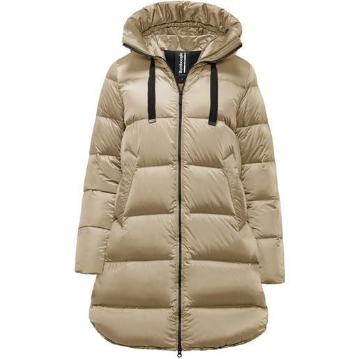 BOMBOOGIE piumino lungo con cappuccio geneva donna