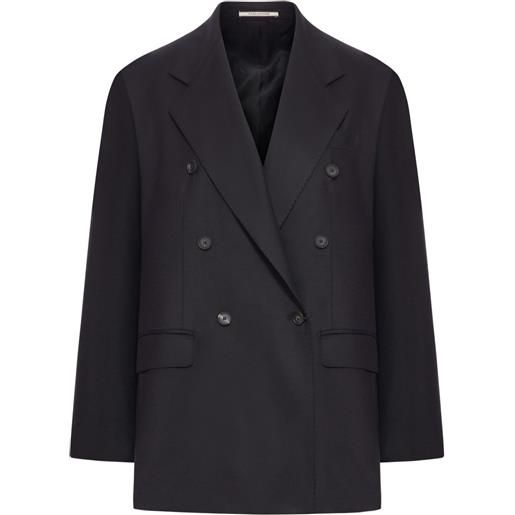 Tagliatore completo doppiopetto in lana - nero