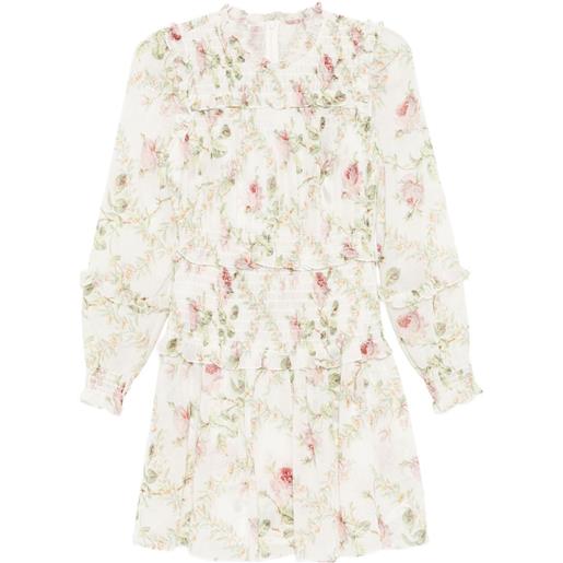 Needle & Thread abito emilia georgette - toni neutri