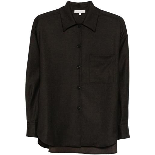 Antonelli camicia a maniche lunghe - marrone