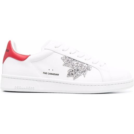 DSQUARED2 sneakers con logo - bianco