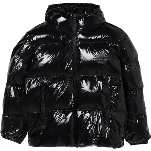 DSQUARED2 KIDS piumino con cappuccio - nero