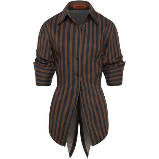 Simon Miller camicia a righe - nero