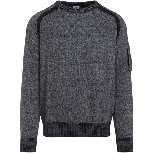 LBL Maglione Uomo Jacquard A Quadri: Maniche Lunghe Con Tasche, Cotone Fresco