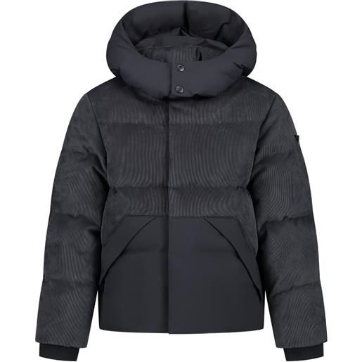 Emporio Armani Kids cappotto imbottito con cappuccio - nero
