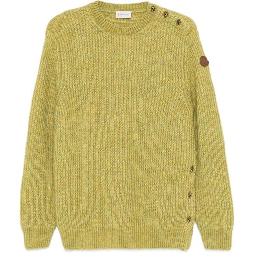 Moncler felpa girocollo - verde