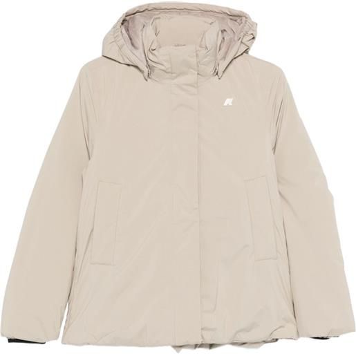 K-Way piumino con cappuccio - toni neutri