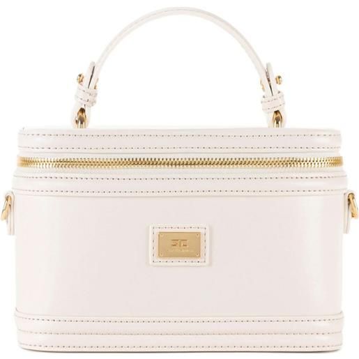 Elisabetta Franchi trousse make up con zip - toni neutri