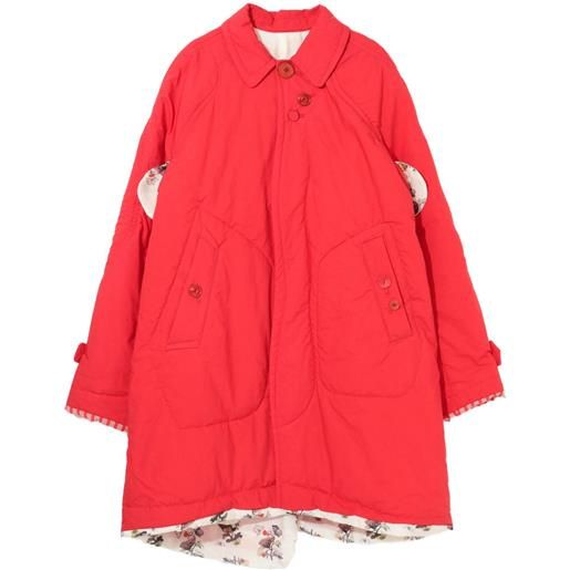 Undercover cappotto a fiori - rosso