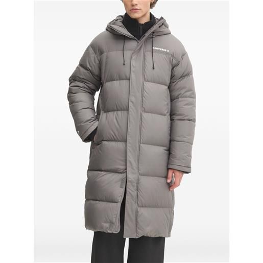 Converse piumino con cappuccio - grigio