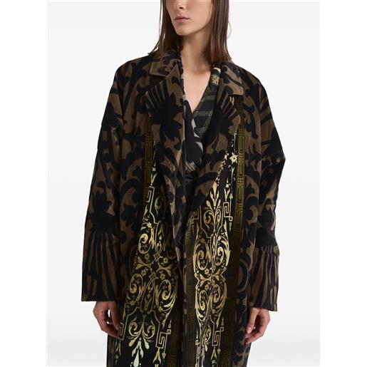 Pierre-Louis Mascia cappotto con fantasia - marrone