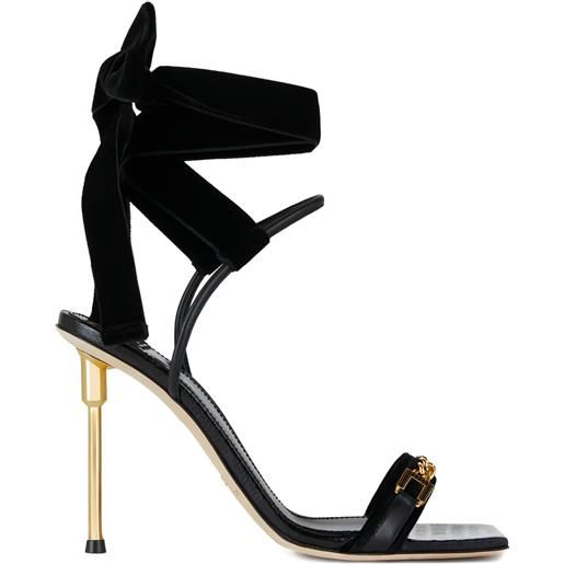 Elisabetta Franchi sandali con tacco 100mm - nero