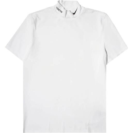 Nike x nocta t-shirt con collo rialzato - bianco