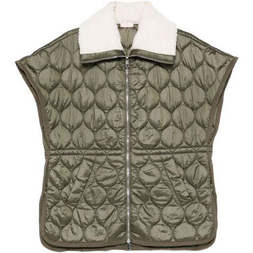 LIU JO gilet trapuntato - verde