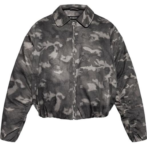 MISBHV bomber con stampa camouflage - grigio