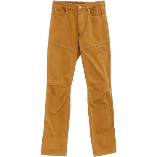 Martine Rose jeans con logo - marrone