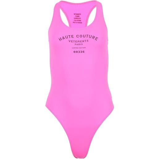 VETEMENTS costume intero maison de couture - rosa